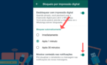 whtasApp-bloqueio por digital-tecnologia