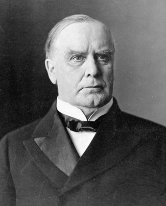 William McKinley - Morreu em 14 de setembro de 1901, aos 58 anos, vítima de um atentado executado por Leon Czolgosz oito dias antes, durante a Exposição Panamericana em Buffalo. 