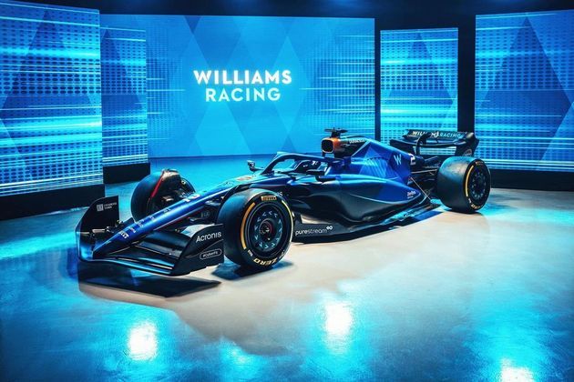 A escuderia britânica Williams lançou o carro que será pilotado por Alex Albon e Logan Sargeant neste ano
