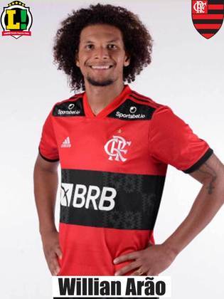 WILLIAN ARÃO - 6,5 - Em tarde que o Flamengo teve a posse de bola e o São Paulo quase não construiu, o camisa 5 teve a tarefa facilitada, mas a cumpriu enquanto esteve em campo.