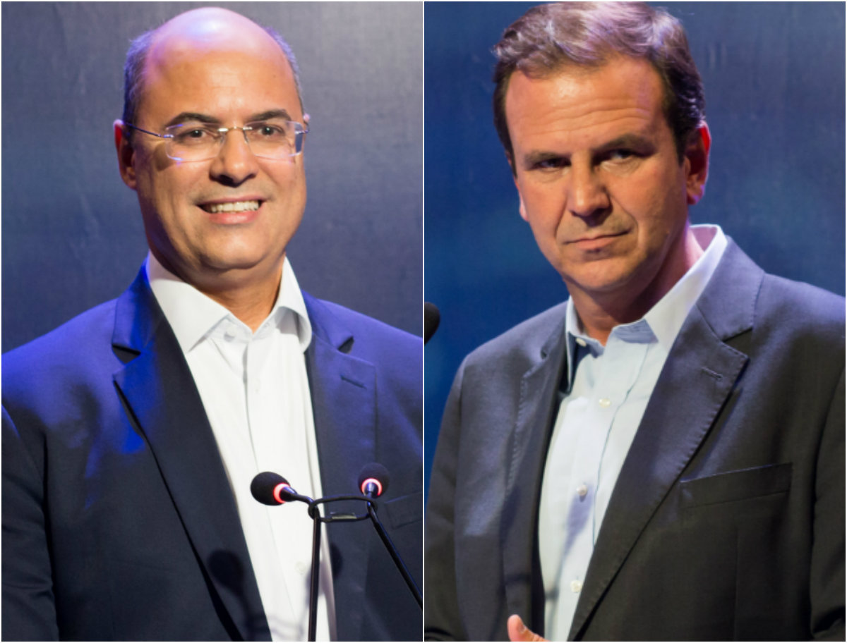 Resultado de imagem para Foto de Witzel e Paes