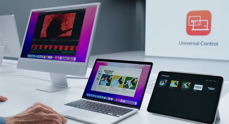Universal Control permite interligar iMac, MacBook e iPad