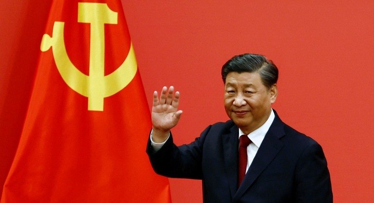 Presidente da China, Xi Jinping, durante convenção do Partido Comunista
