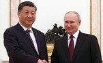 O presidente da Rússia, Vladimir Putin, elogiou na última segunda-feira (20) a posição 'equilibrada' do mandatário chinês, Xi Jinping, e assegurou que examina 'com respeito' o plano chinês de paz na Ucrânia, no início de uma reunião muito aguardada entre os dois líderes na capital russa