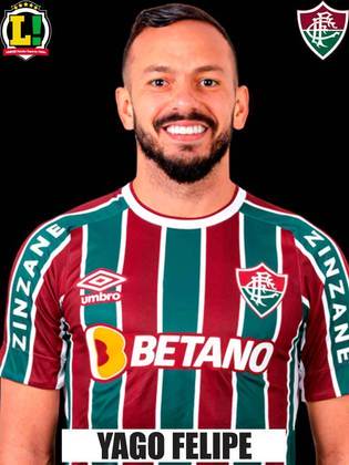 Yago Felipe - 5,0 - Apareceu bem na frente em alguns lances, mas teve dificuldade na saída de boal e quase complicou o Fluminense em uma jogada.