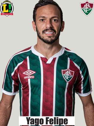 Yago Felipe - 7,5 - Sofreu desarmes e falhou na marcação em lance decisivo. Porém, fez dois gols e marcou a virada do Fluminense no segundo tempo.