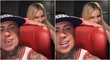 Yasmin Brunet prestigiou o show de MC Daniel