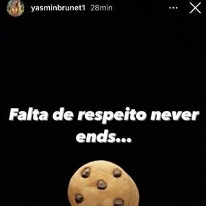 Post de Yasmin com indireta para Bufoni