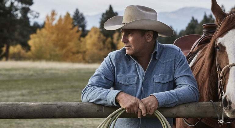 Yellowstone com Kevin Costner