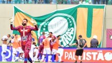 Goleiro do Água Santa projeta volta difícil contra o Palmeiras e se derrete por Mezenga: 'Rei do gol'