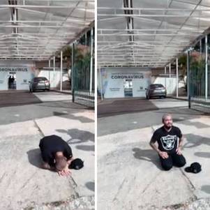 Yudi pediu pela saúde dos pais
