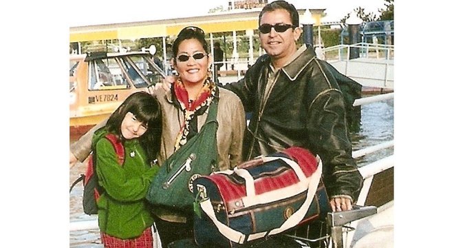 Uma das atividades preferidas da família era viajar pelo mundo 