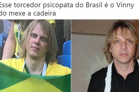 Torcedor com olhar assustador rende memes em jogo do Brasil - Fotos - R7  Copa 2018