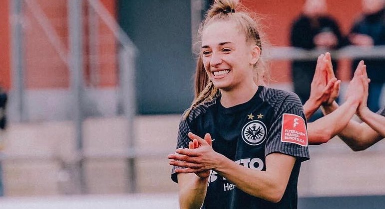 Sophia Kleinherne está na primeira Copa da carreira, mas defende a Alemanha desde as equipes de base. Em 2020, a craque do Eintracht Frankfurt foi eleita como uma das dez melhores jogadoras do mundo 