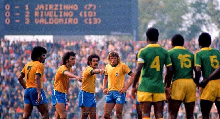 Brasil 3 X 0 Zaire, na Alemanha/74