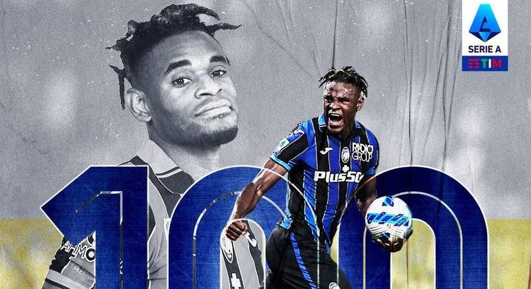 Zapata, 100 gols pela Atalanta na Série A