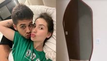 Zé Felipe faz Virginia Fonseca devolver espelho de R$ 20 mil: 'Parece tampa de caixão'