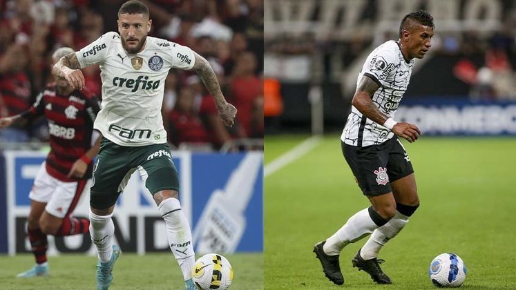 Zé Rafael (Palmeiras) x Paulinho (Corinthians)