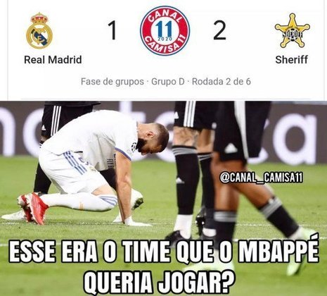 'Zebra' das grandes! Pela Champions League, Sheriff vence o Real Madrid e web não perdoa nos memes.