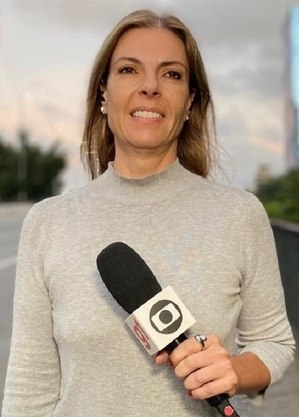 Zelda Mello, repórter da Globo  