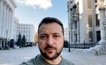 Em um discurso à nação, o presidente ucraniano, Volodmir Zelenski disse que a manhã desta segunda foi 'difícil' e explicou que as forças russas 'querem o pânico e o caos e querem destruir nosso sistema de energia'