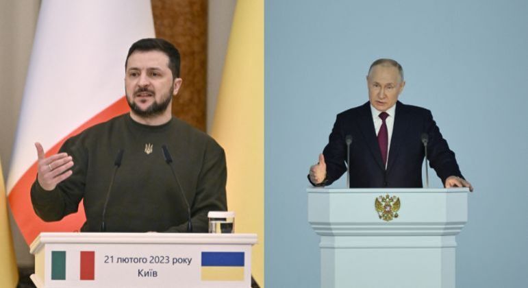 Conflito Rússia x Ucrânia começou em fevereiro do ano passado