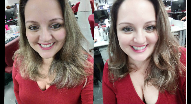 Modo Beleza da câmera faz correções automáticas nas selfies