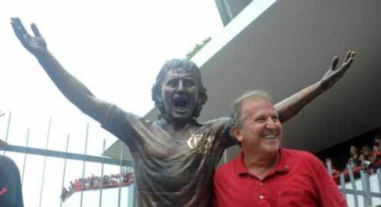Zico - Localizada na sede do Flamengo (Gávea)