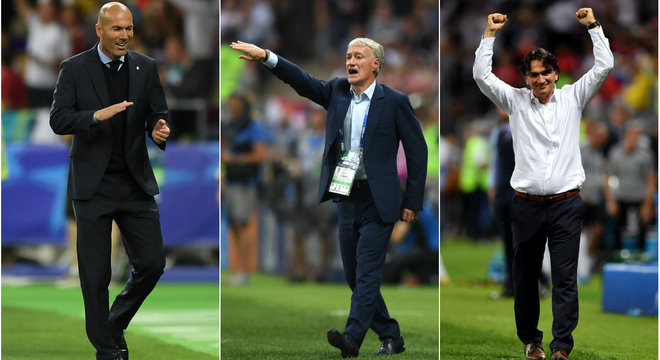 Zidane, Deschamps e Zlatko são os técnicos que brigam pelo Prêmio 'The Best'