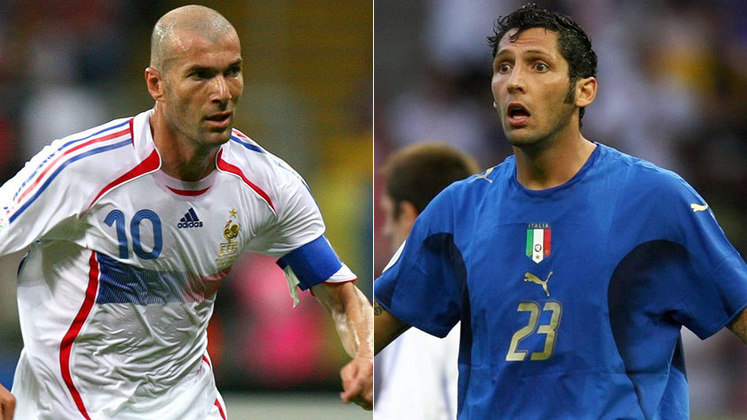 Zidane e Materazzi protagonizaram um dos principais embates em campo. Durante a final da Copa do Mundo de 2006, entre França e Itália, o zagueiro falou sobre a irmã do meia, que não gostou e acabou dando uma cabeçada no italiano. Zidane foi expulso e até hoje não engoliu o episódio.