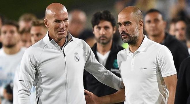 Zidane e Guardiola, do Real e do City