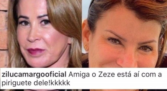 Zilu ataca Graciele na rede social da mulher do cantor Rick